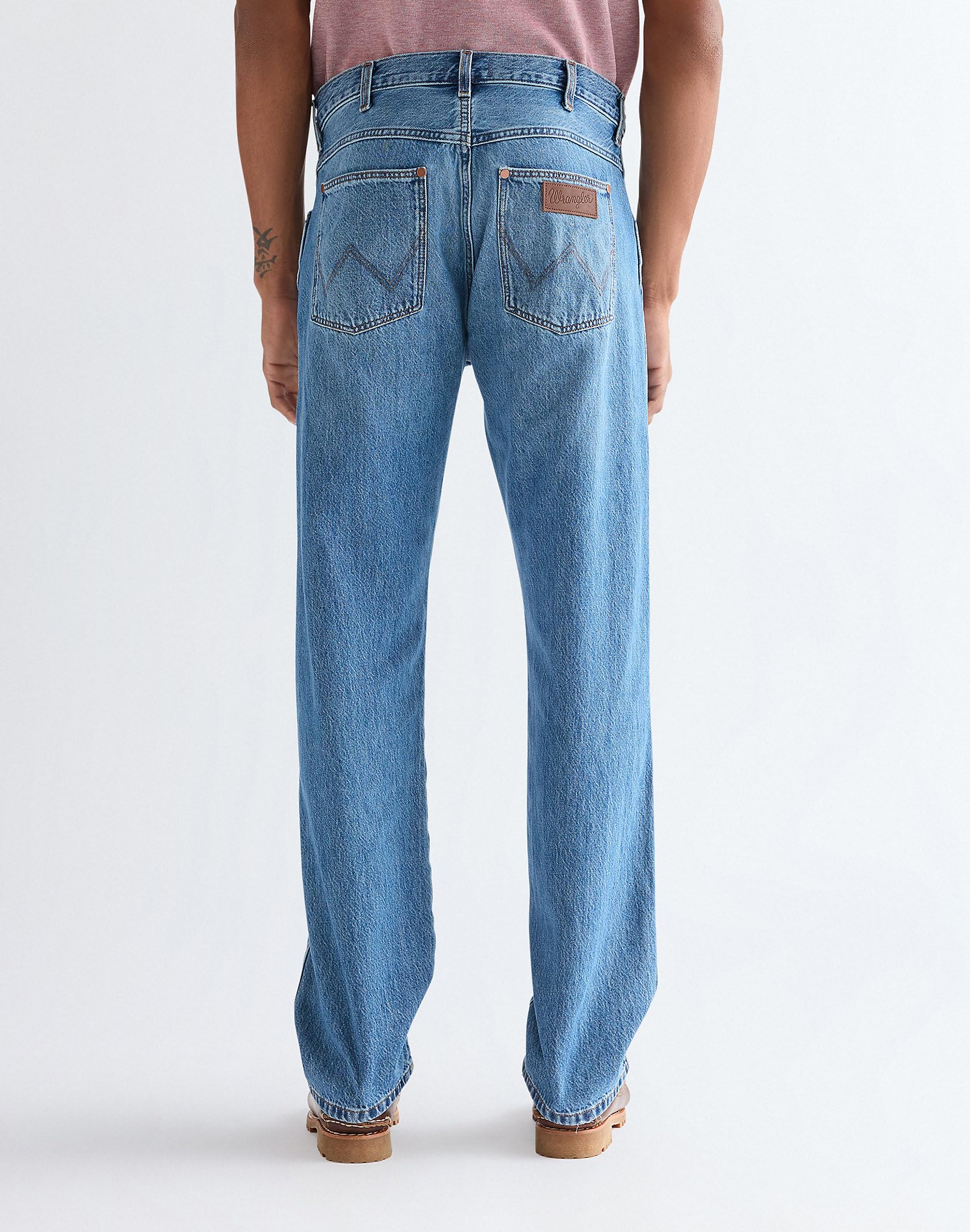 Wrangler - Jean Homme - Coupe Droite Décontractée - Frontier - Dancing Water
