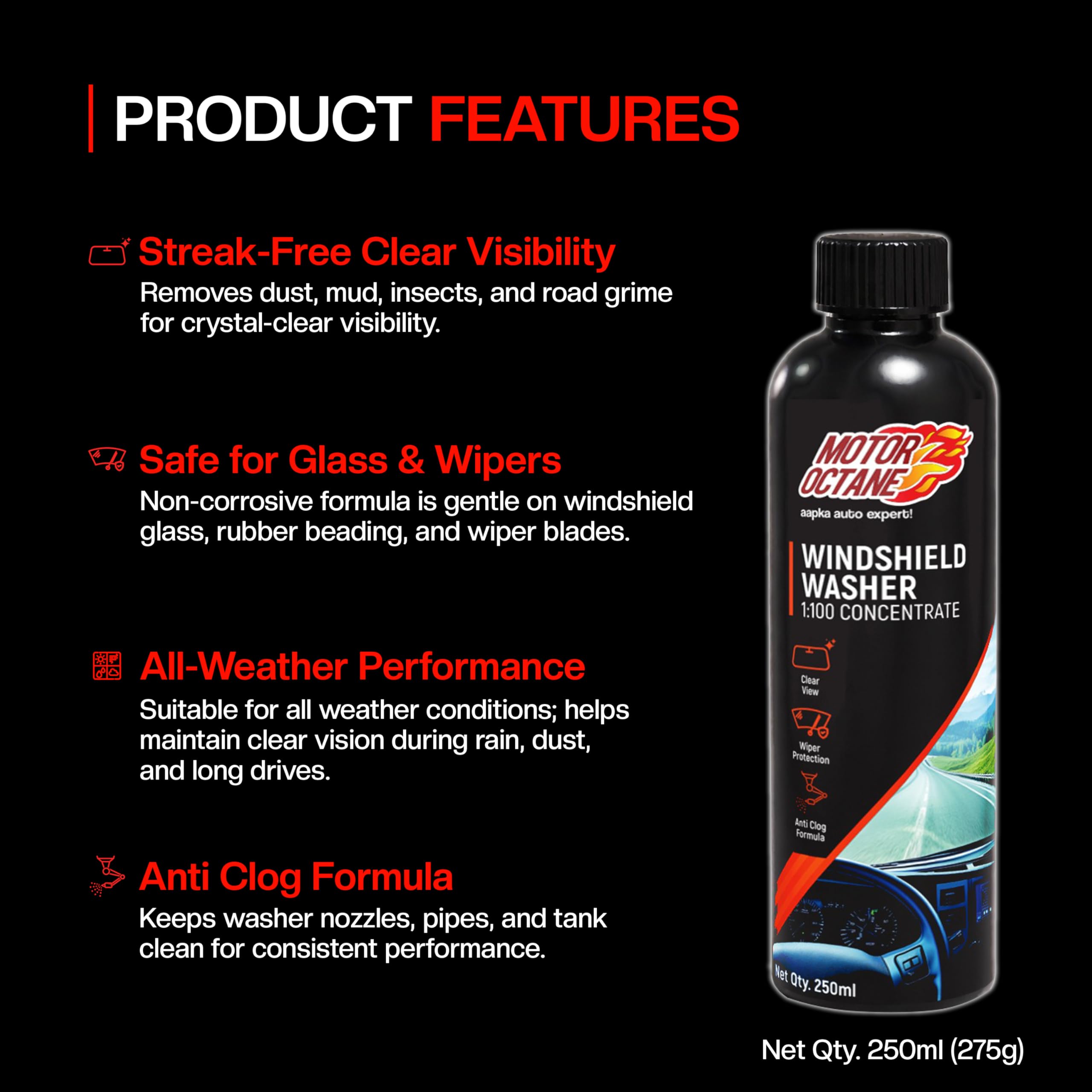Windshield Washer Fluid Concentrate - Streak-Free -2