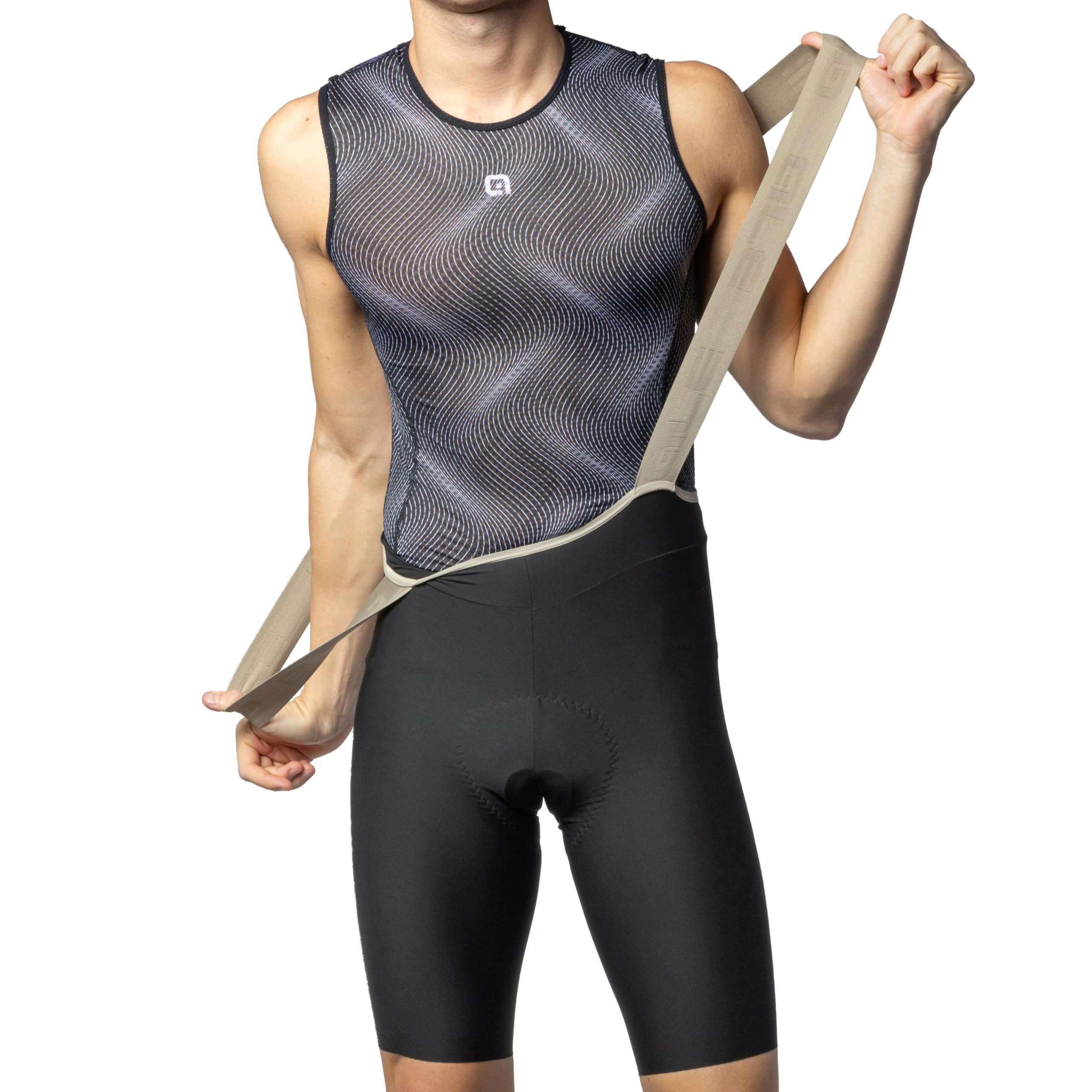 Alé Cycling Men's PR.E Master 2.0 Bib Shorts, Black, S