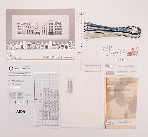 Miniatura 8 de Thea Gouverneur - Kit de punto de cruz, América - Aida - 18 unidades - para adultos - 544A