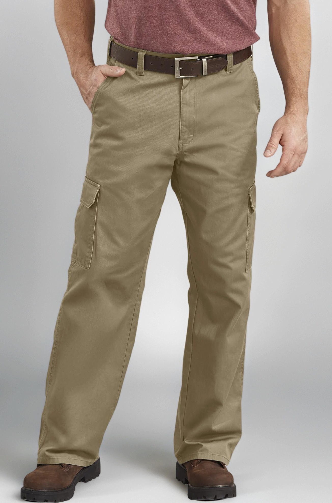 Dickies ED24/7T BRR 36 Size 106 "Everyday" Trousers - Black/Red