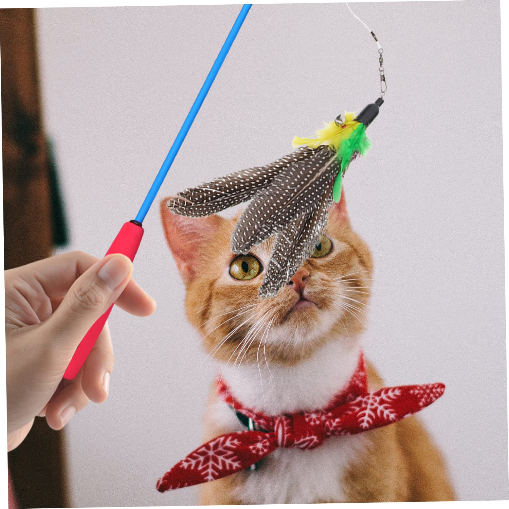 Mipcase 5sätze Katzenspielzeug Mit Telescopic Teaser- Für Interaktives Für Kätzchen Und Katzen Fördert Und Stärkt Die Bindung
