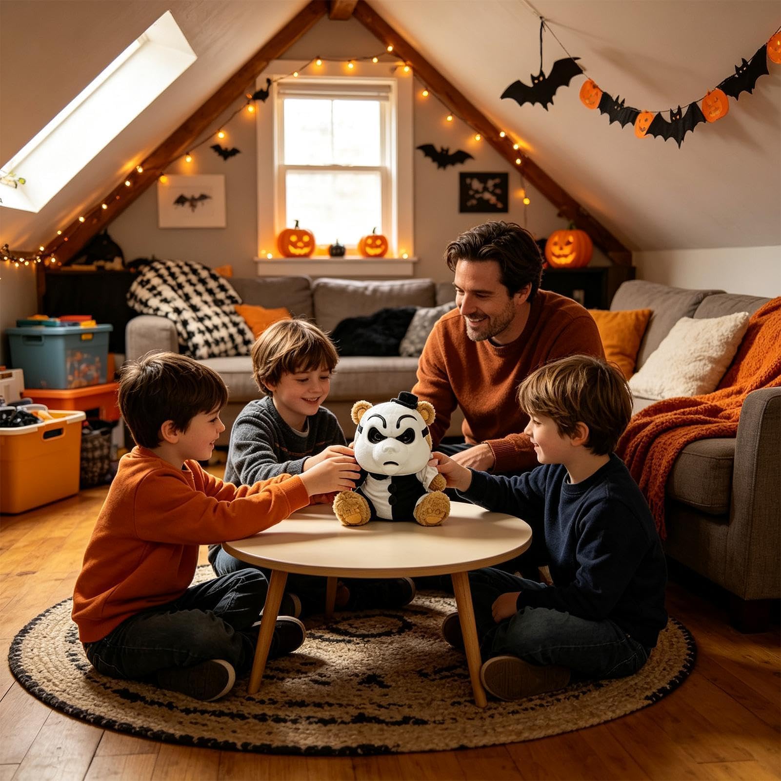 Générique Pluszowy miś Halloween Pluszowa zabawka Imprezy Sofa Wystrój