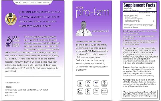 HPD Rx AHCC, Pro Fem, ONE Bundle for Women