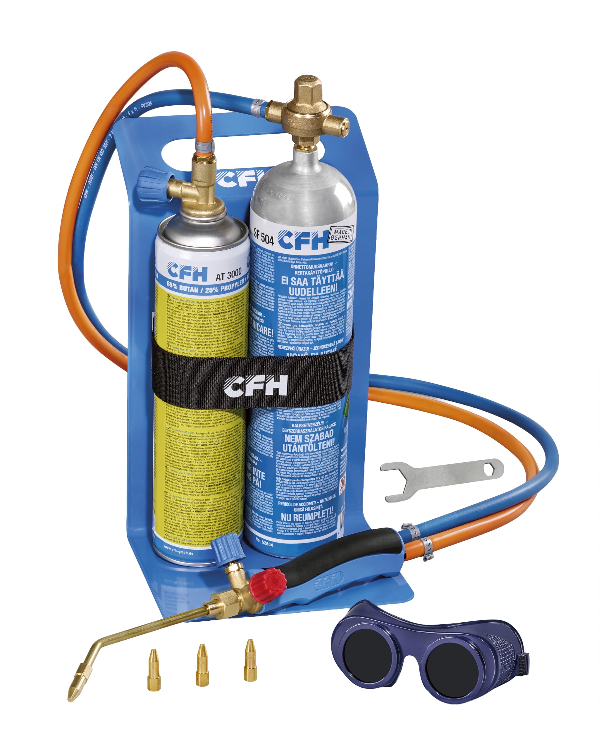 CFH Schweiß-Fix SF 3100 – Tragbares Autogen-Schweiß- und Hartlötsystem (Komplettset)