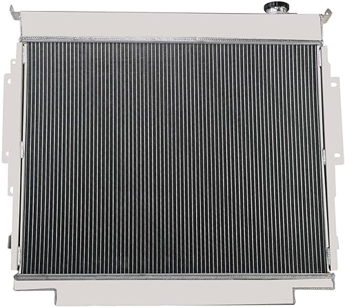 Miniatura 5 de Radiador de aluminio de 4 filas compatible con Ford F59 F250 F350 6.9L 7.3L V8 Diesel 1983-1996