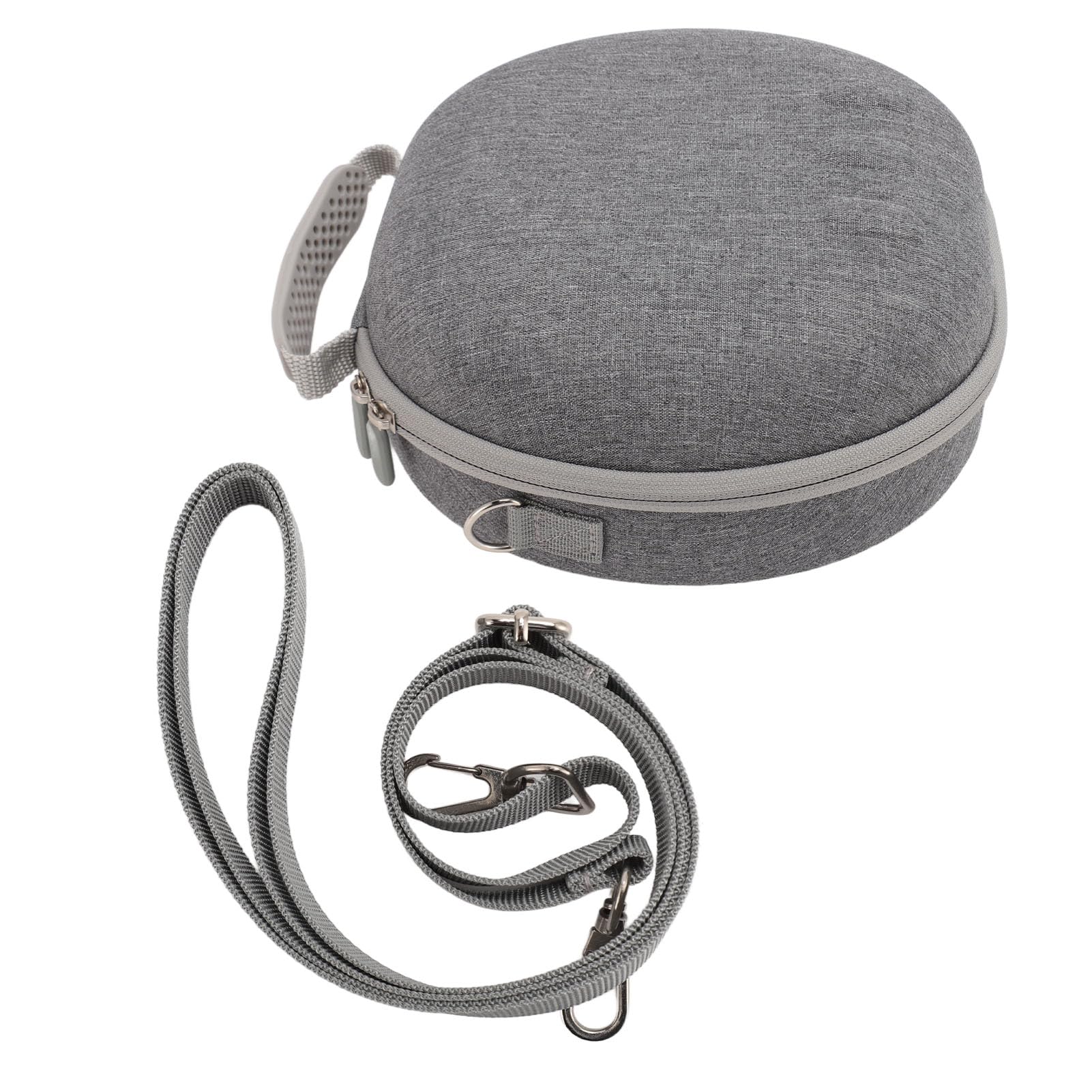 Fockety Custodia Rigida per Meta Quest 3, Custodia da Viaggio per Cuffie da Gioco VR e Controller Touch con Tracolla, Custodia Protettiva Portatile per Accessori Meta Quest 3 (Gray)
