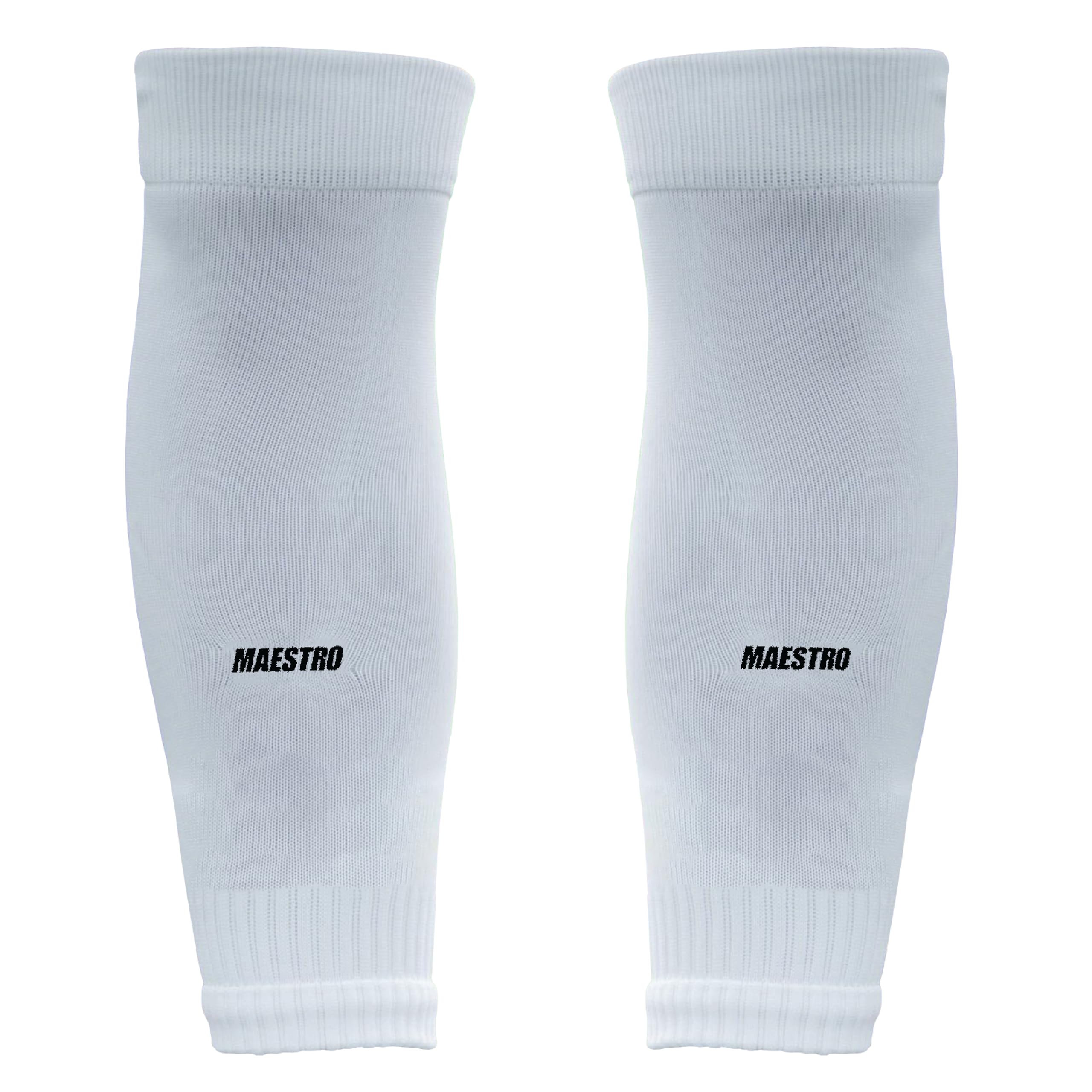 Maestro Leg Sleeves – Leg Sleeves for Men & Boys - Compatible With Shin Guards and Grip Socks for Soccer, Football, Hockey