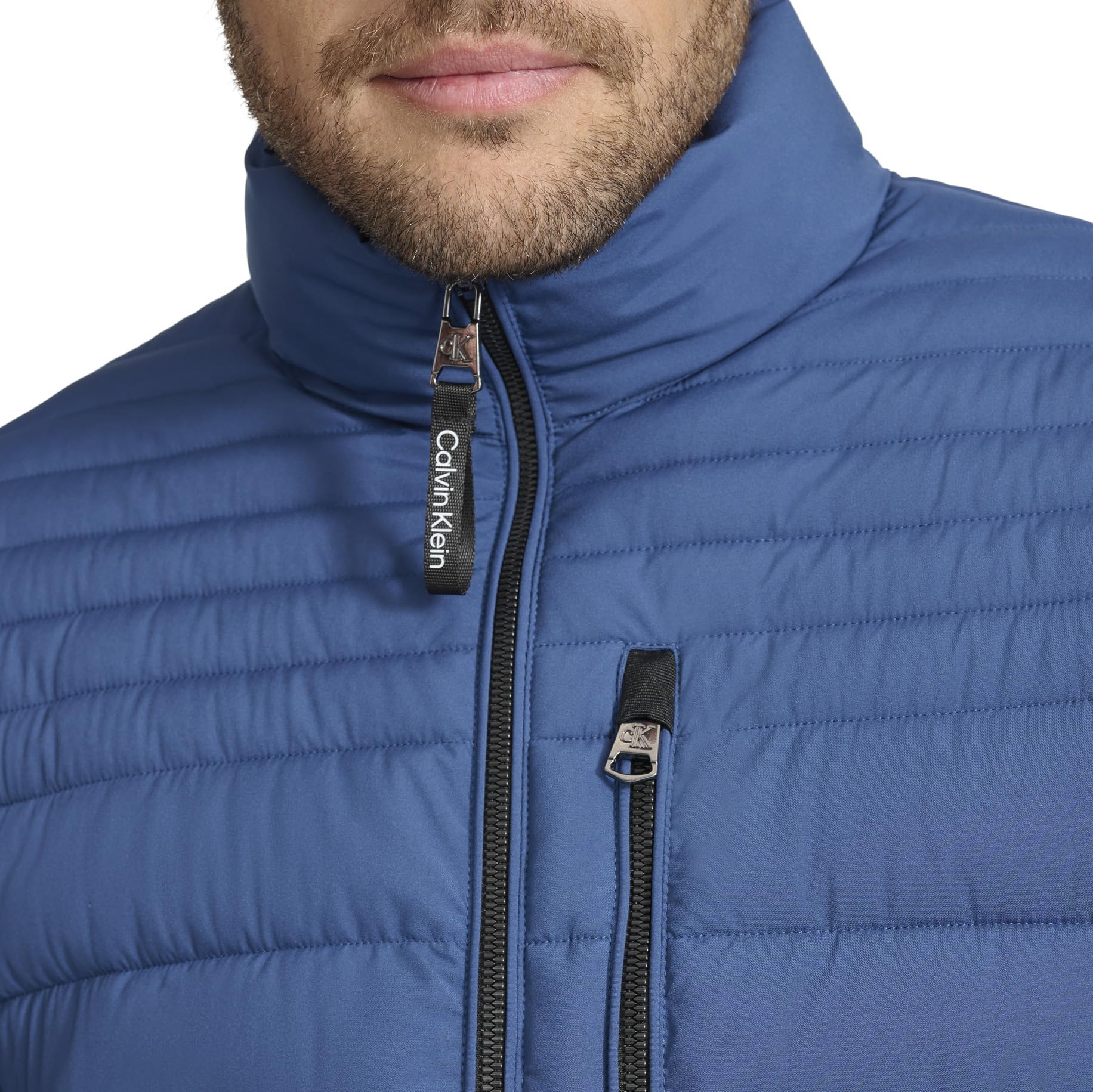 Calvin Klein Leichte Puffer wasserabweisende Daunenjacke für Herren
