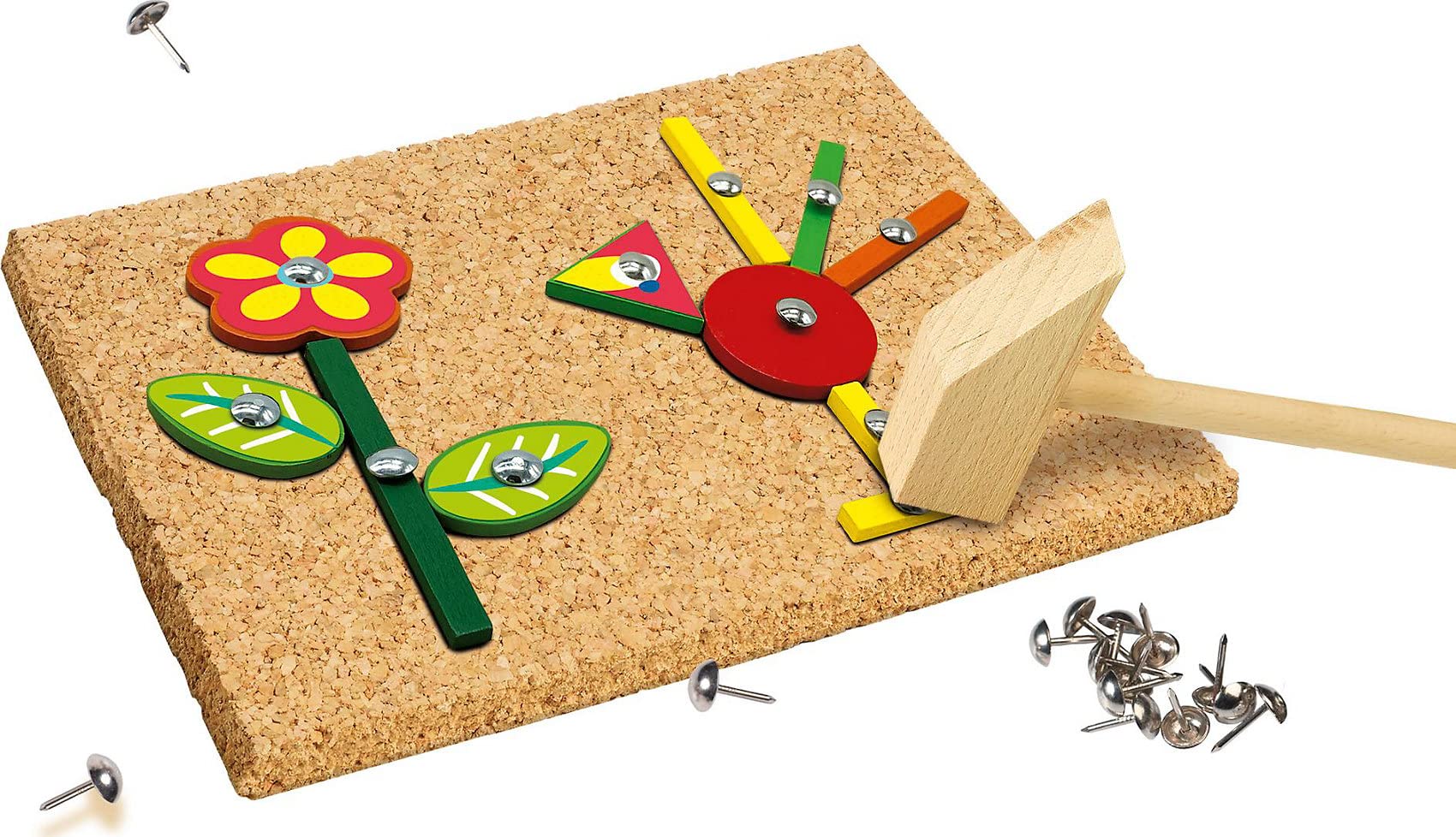 SES Creative 00925 - Martelletto con Animali Tick Deluxe, Colori Assortiti, M