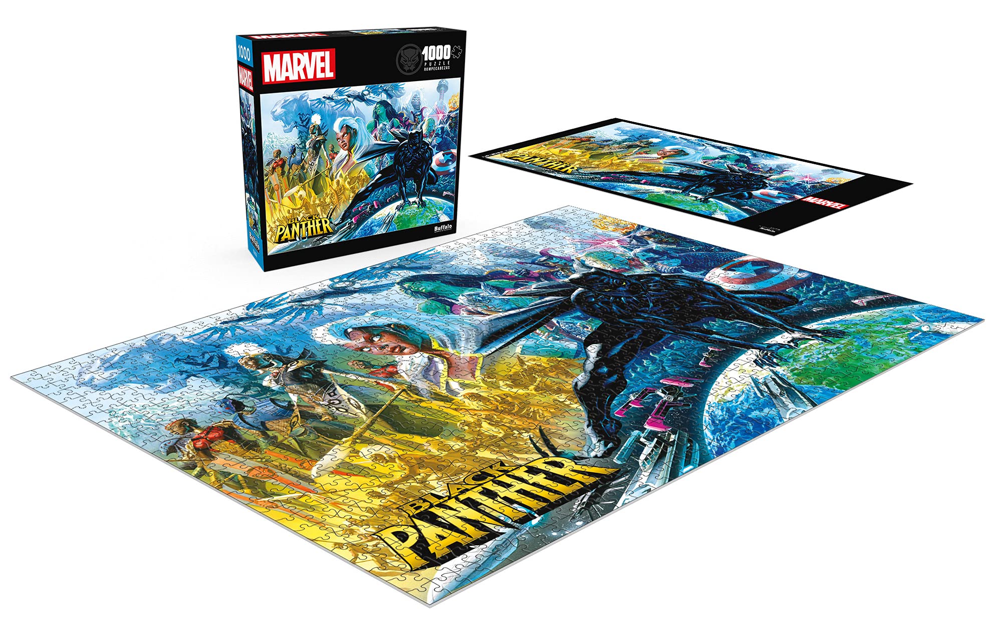 Buffalo Games - Marvel - Black Panther #1 Alex Ross - Puzzle Da 1000