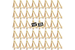 100 Piece Mini Wood Easel Stands: Compact Display Solutions for Artistic Endeavors