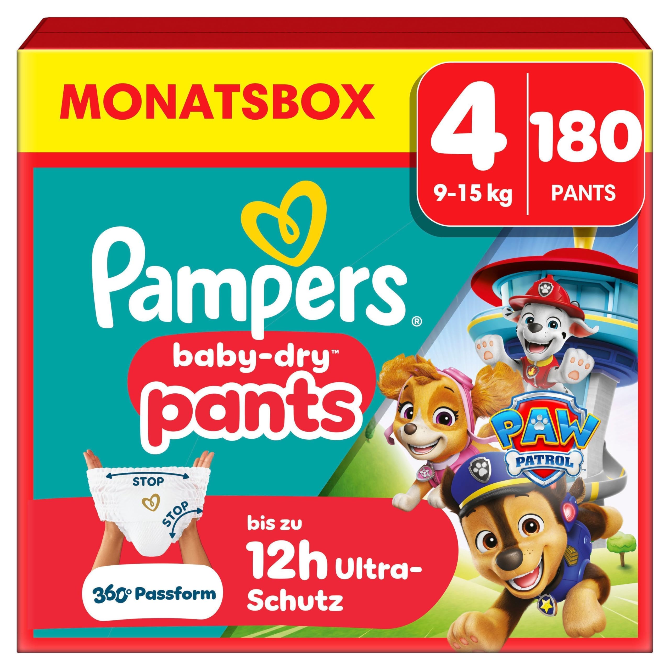 Pampers Baby-Dry Pants pelene veličina 4 (180 kom)