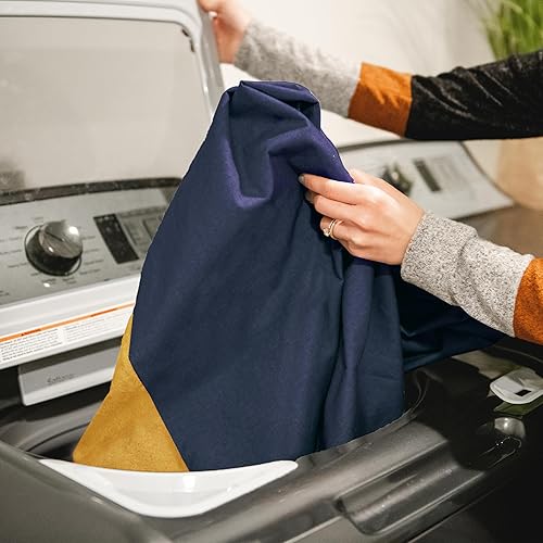 Miniatura 234 de Big Joe Fuf - Puf extragrande (XXL) relleno de espuma con funda extraíble, color niebla Lenox, poliéster tejido duradero, 6 pies, gigante Negro