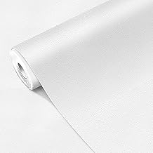Adhesive Leather, 40 x 300 cm Adhesive Leather for Upholstery, Leatherette Adhesive for Upholstery for Furniture, Sofa, Car Seat, Office Chair, Repair and Renovation (Warm White)