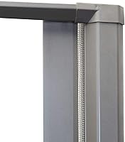 Vista 9 de RecPro Reemplazo de puerta de ducha retráctil para caravana, malla tejida con vinilo (platino, 36 x 57 pulgadas)