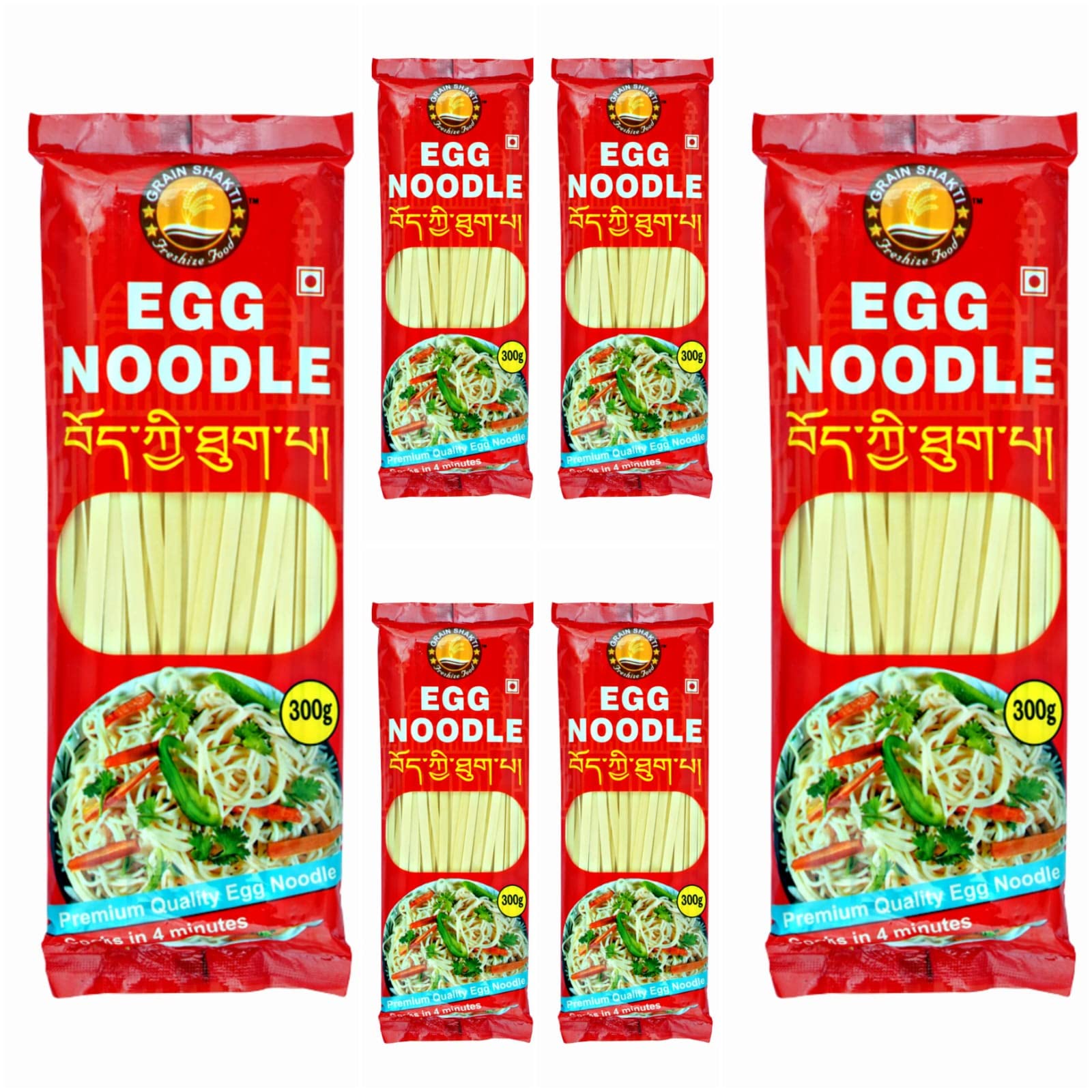 GRAIN SHAKTI PREMUIM FLAT EGG NOODLES | CHEEZIE | TIBETAN NOODLES | 300g x 6 Pack | Healthy & Tasty | བོད་ཀྱི་ཐུག་པ་ | (B0BDMTDSXZ) Amazon Price History, Amazon Price Tracker