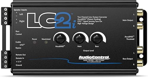 Audio Control - Juego de convertidor Negro