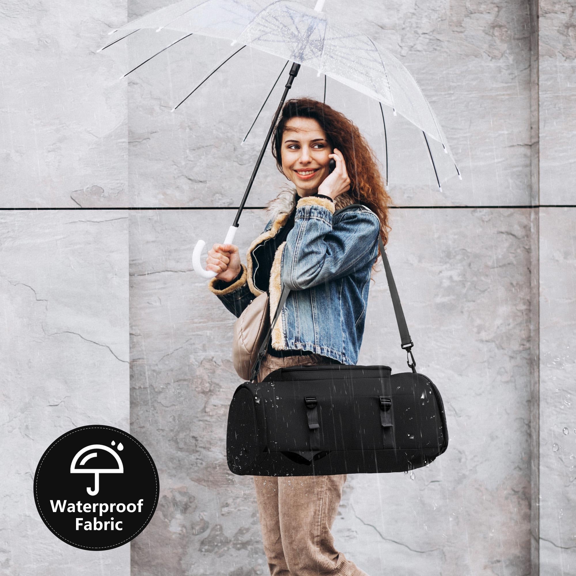 Borsa da Palestra per Uomini e Donne, Borsone Sportivo, Zaino da Viaggio, Weekender, Borsa da Notte con Scomparto per Scarpe - MIYCOO