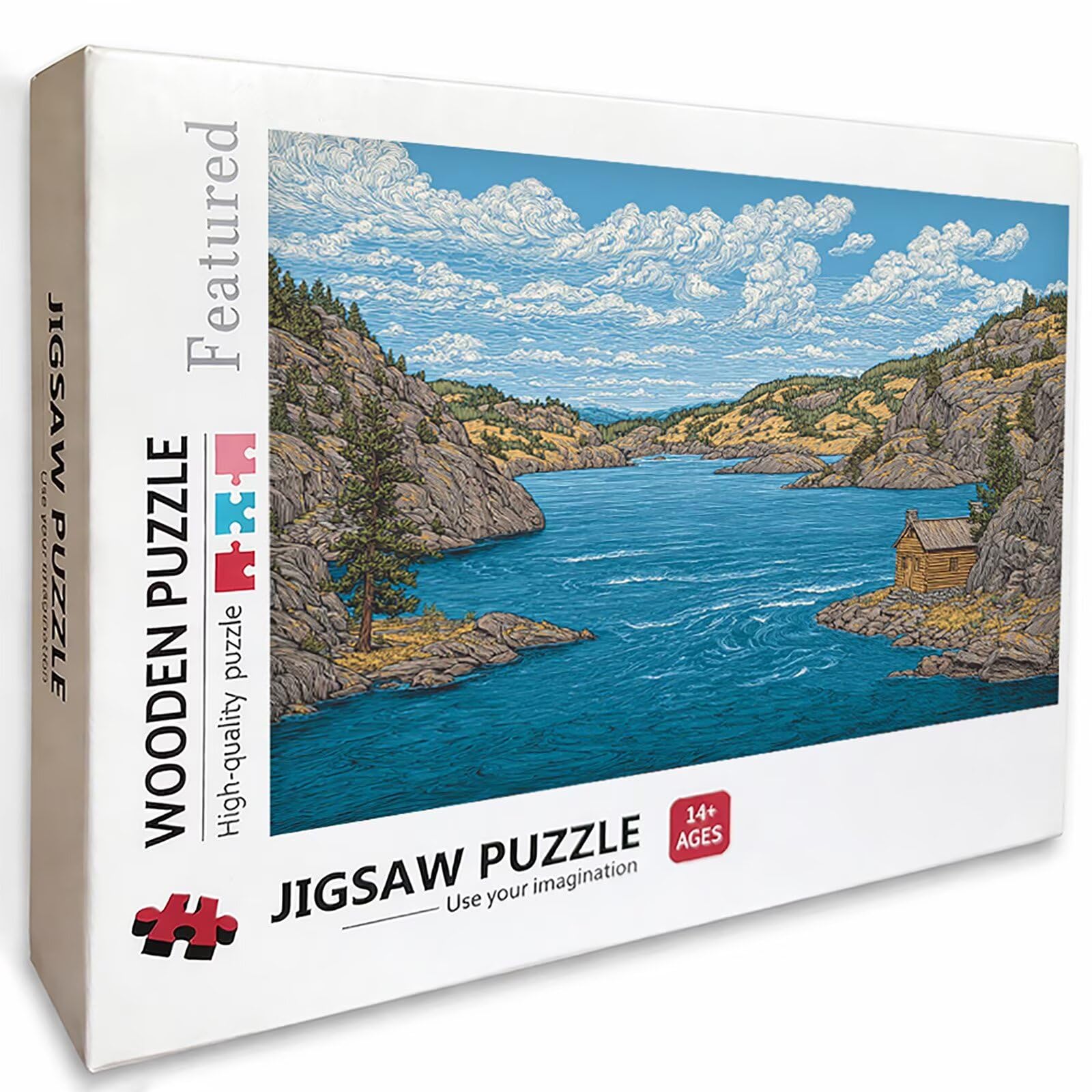 Puzzle 2000 elementów dla dorosłych, krajobraz, drewniane puzzle, 99 x 70 cm, dla mężczyzn, kobiet, starszych seniorów, części ściśle do siebie pasują, dekompresja, dekoracja ścienna, prezenty dla