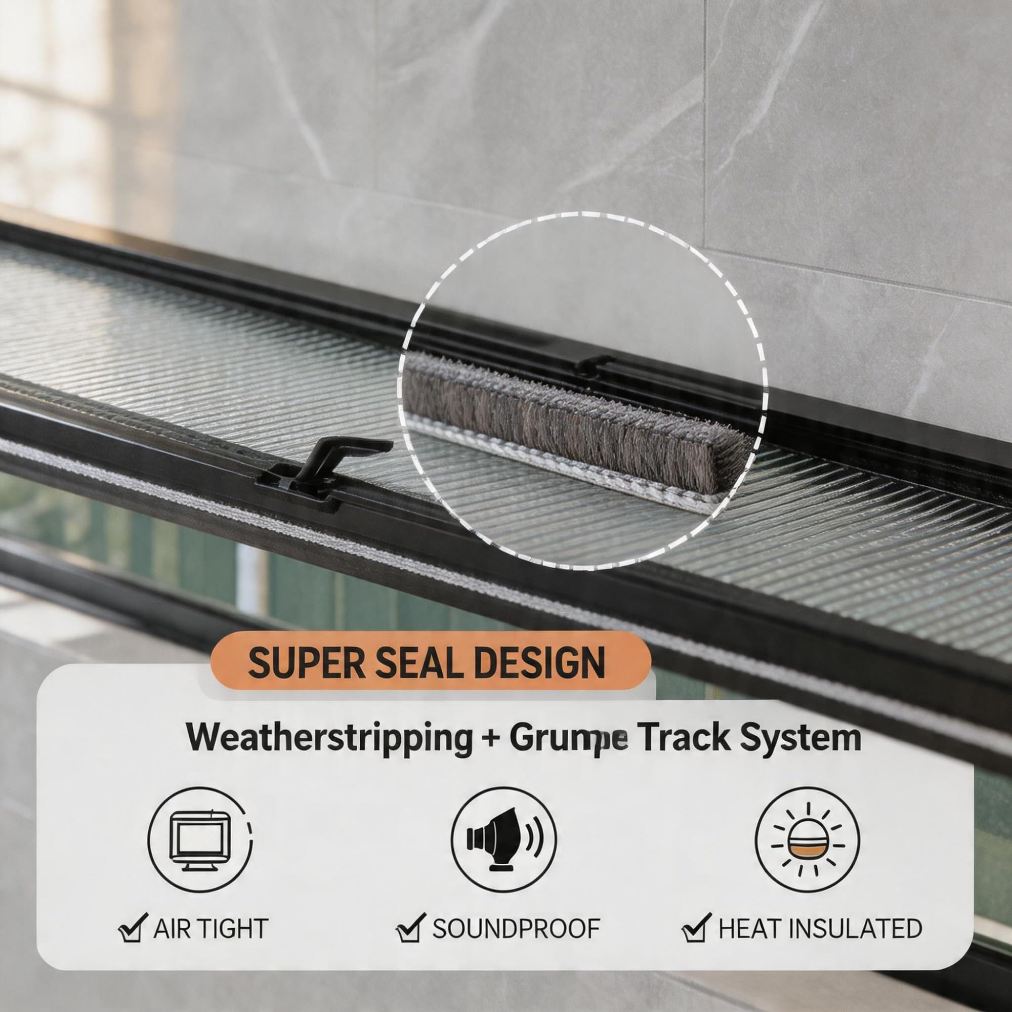 Finestra Rettangolare A Battente Girevole 360°, Vetro Temperato 5mm con Effetto Increspatura per La Privacy, Maniglia Robusta(White (Clear Glass),24x12in/60x30cm)