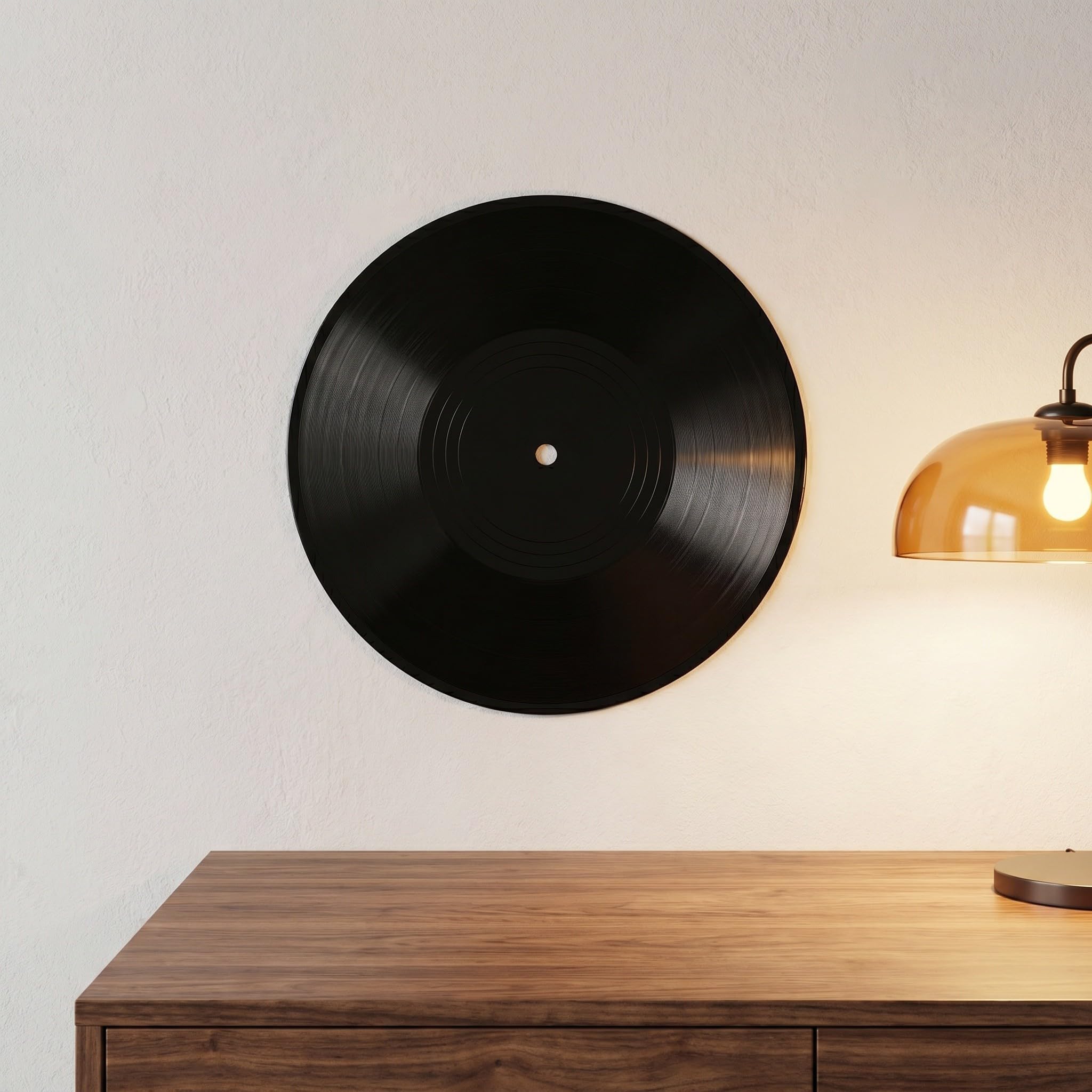 12 Piezas Disco de Vinilo Estilo Retro Vintage para Adorno de Pared para Sala de Sonido o Fiesta Temática Rock