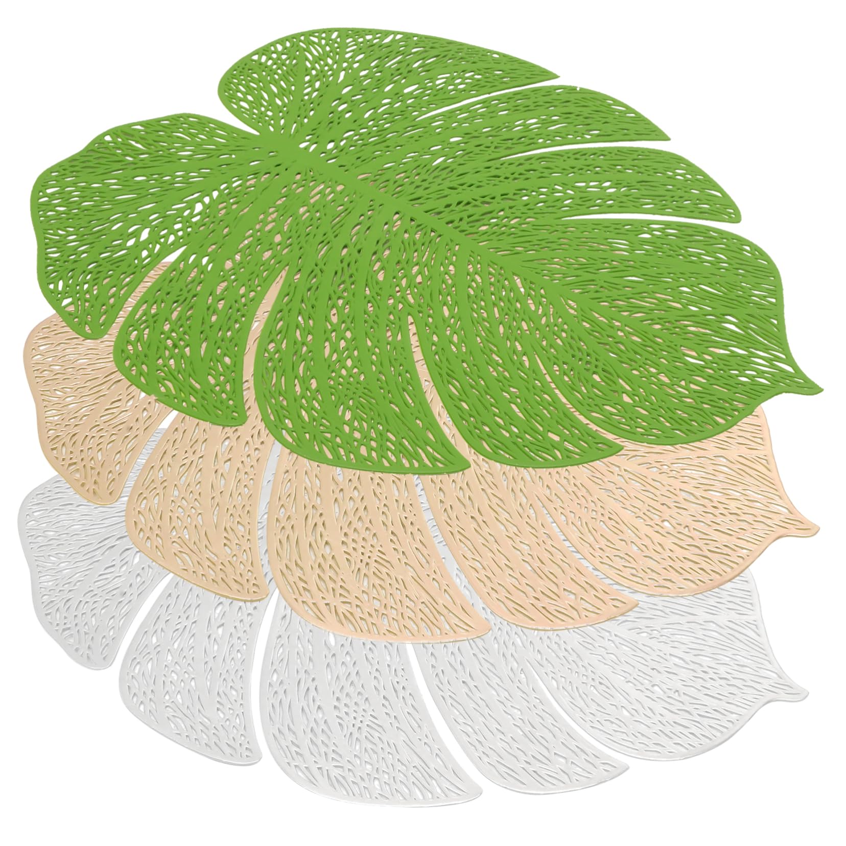 Sets de table monstera de salle à manger pour des repas de fête chaleureux