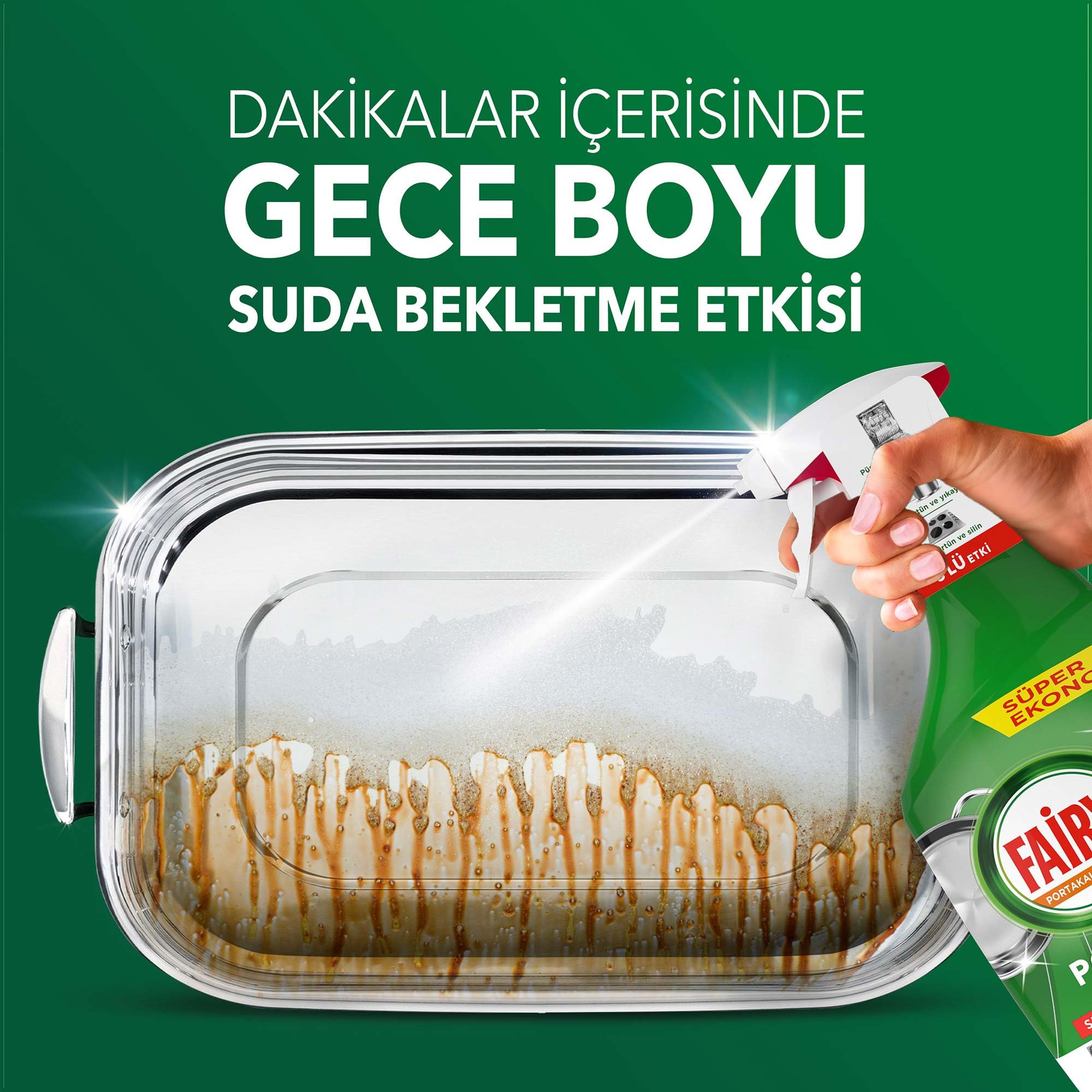 Fairy Portakallı Power Spray Bulaşık Spreyi, 800 ml
