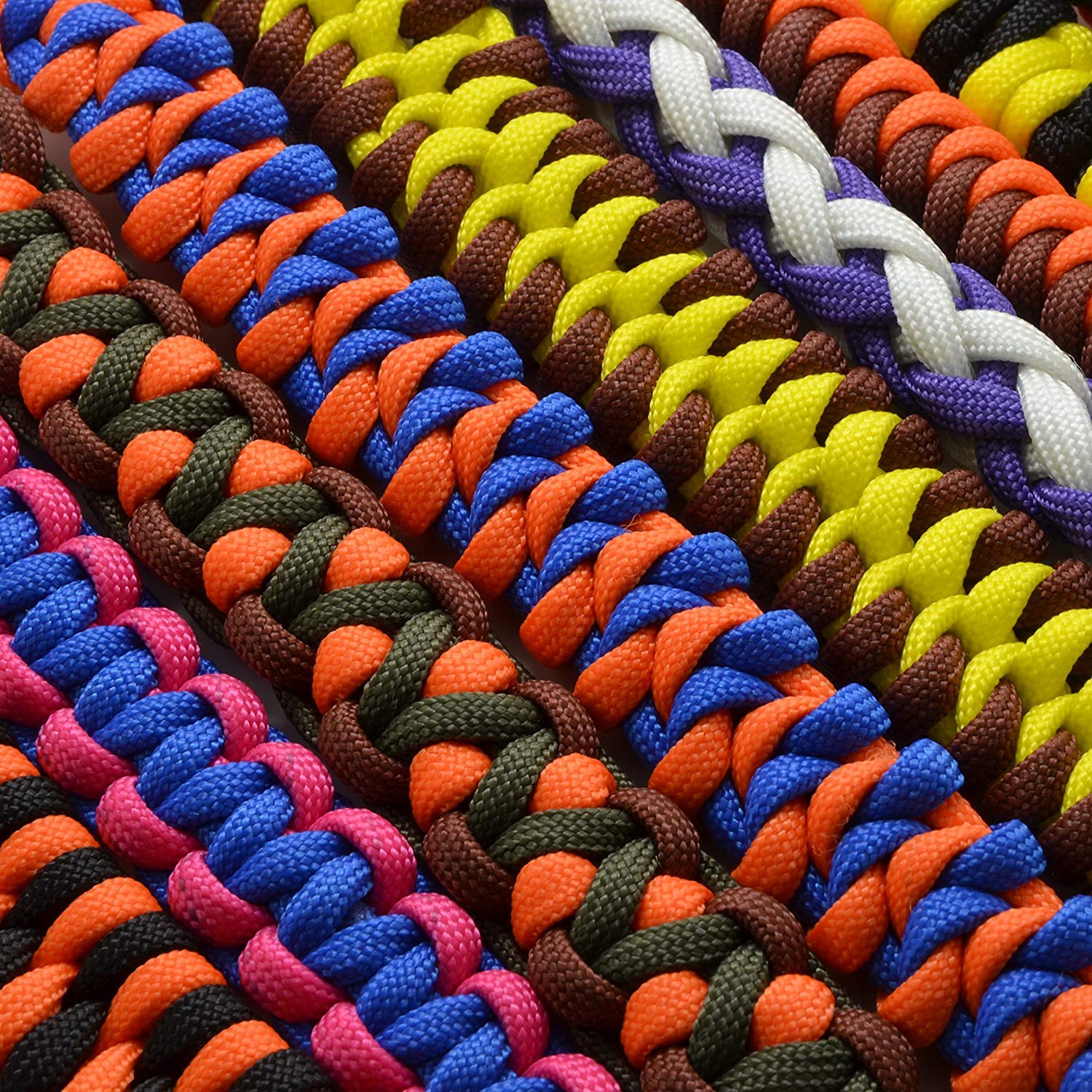 Ganzoo Paracord 550 Glitter-Cord 30 m, linka 4 mm z 7 rdzeniami, nylon/poliester, Navyblue-Gold granatowo-złoty, do bransoletek i akcesoriów, owijania uchwytów, węzłów, porządkowania ekwipunku outdoor