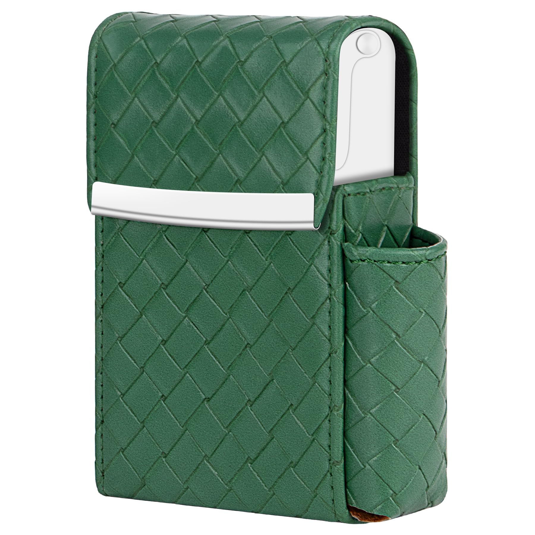 Amazon.com: PU Leather Sliding Cigarette Box Case with Lighter Holder and Belt  Loop (New Army-Green) : Health & Household