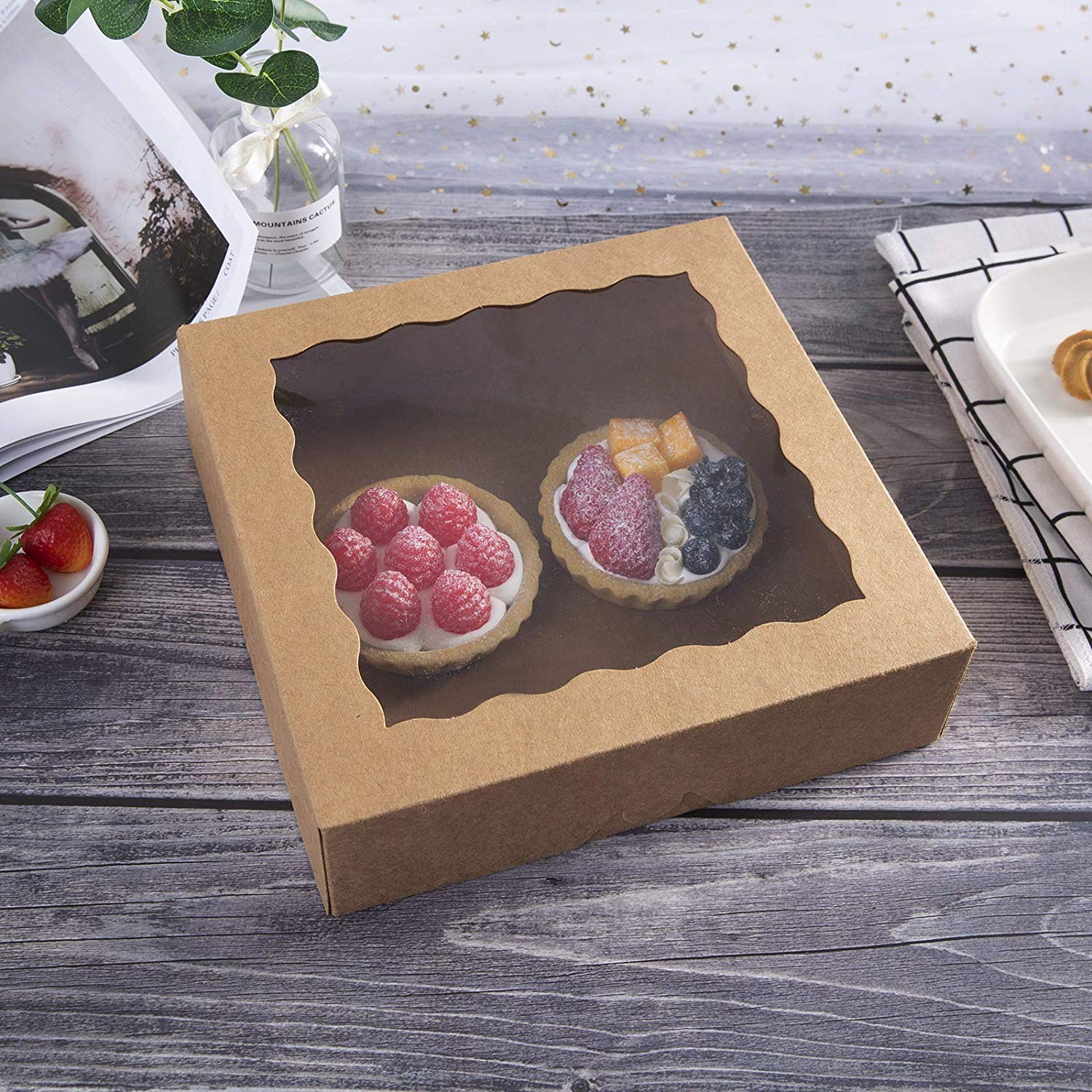 Brownie Boxes - 20 Pack for Pastries & Treats -2