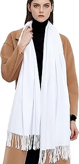 Gragengs Pashmina Shawls and Wraps Scarfs for Women Wedding Party Winter Warm Long Solid Color