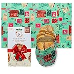 Bee\'s Wrap Beeswax Wraps for Food - Bread Wrap - Made in USA Reusable Bread Storage Bags - Organic & Eco-Friendly Alternative to Aluminum Foil, Sourdough Bags & Plastic Wrap, Seasons Greetings