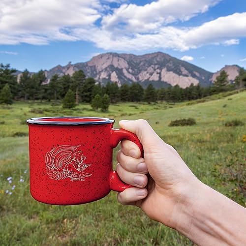 Miniatura 18 de Rico Industries NCAA Utah Utes - Taza de café personalizada de 12 onzas con logotipo grabado con láser profundo, taza de cerámica para acampar con