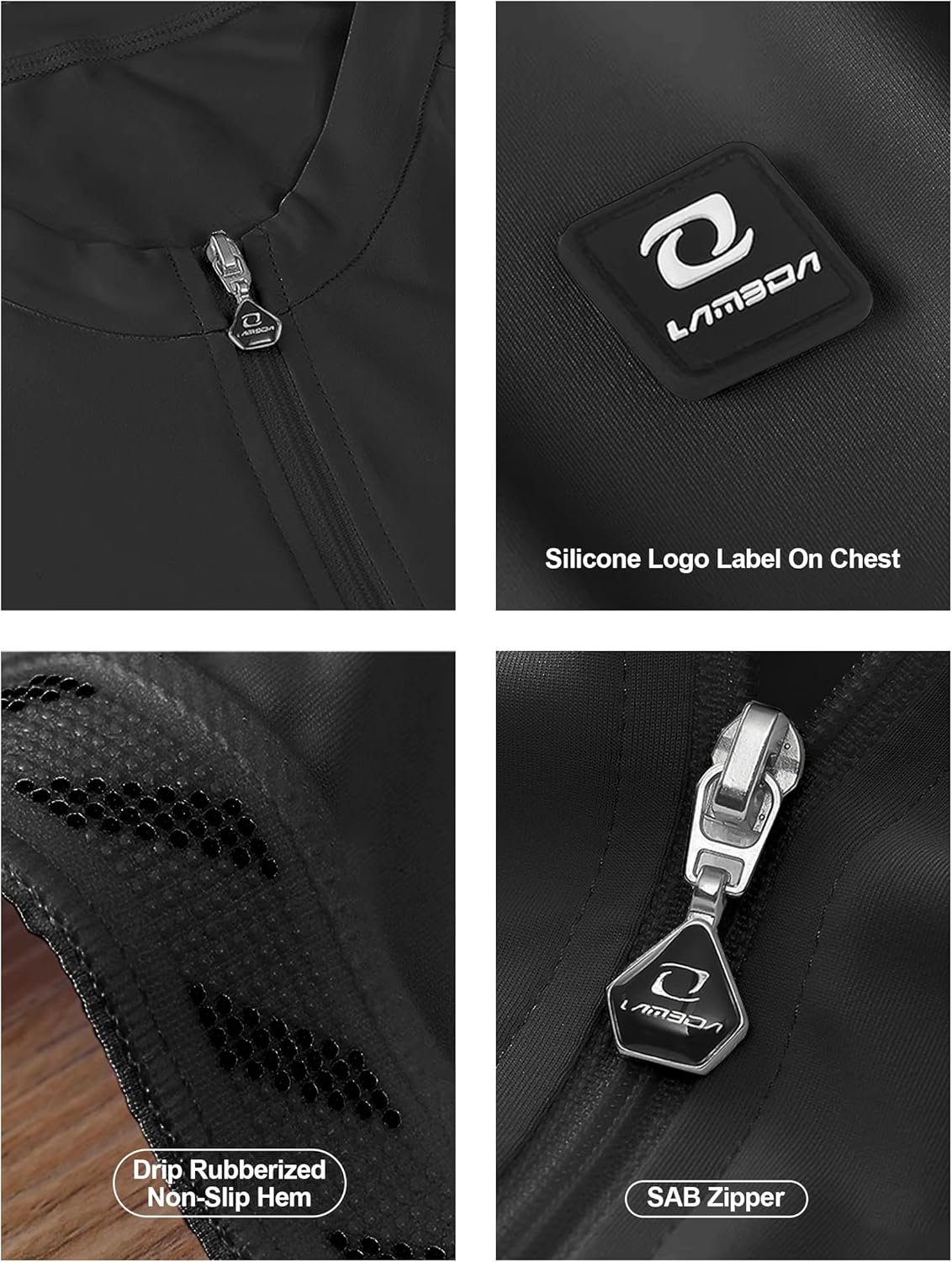 LAMEDA Mens Cycling Jersey Short Sleeve Biking Shirt with 3 Rear Pockets Moisture Wicking Breathable Quick Dry Bicycle Jersey - Image 4