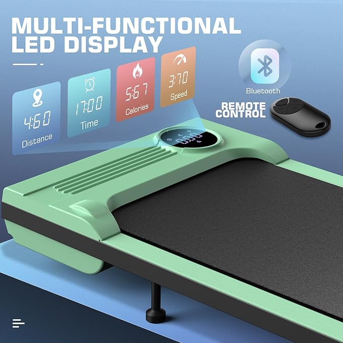 Caminadora Walking Pad Sytiry - 2.5HP, Portátil, Cinta Ancha, LED miniatura 4