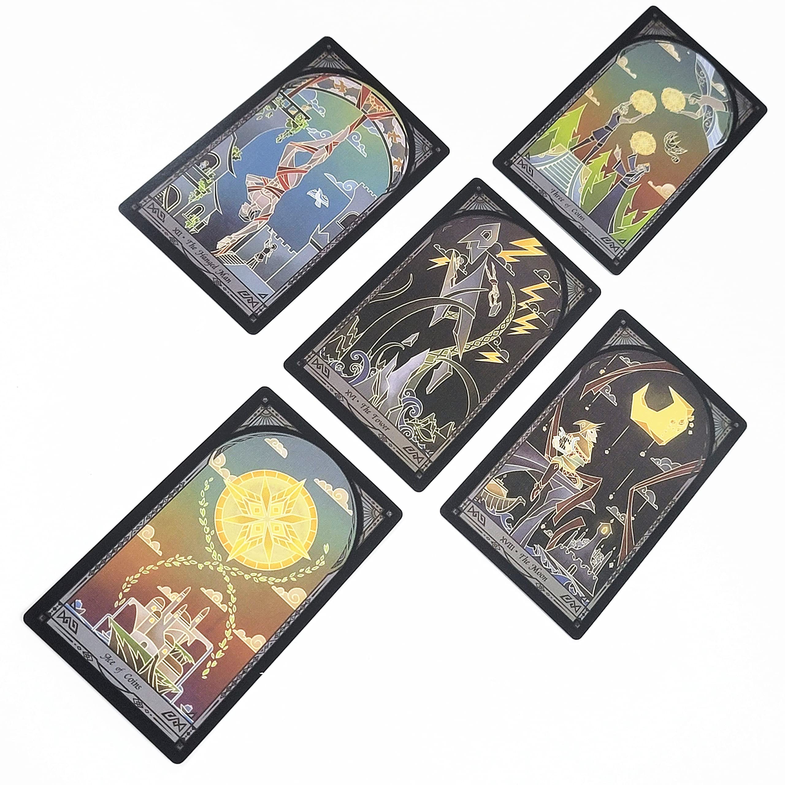 Amazon.com: mrdiyshisha Broken Mirror Tarot Deck, 78 Tarot Cards