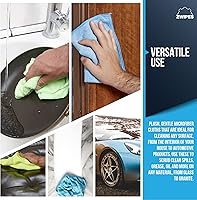 Vista 3 de Zwipes - Paños de limpieza de toalla de microfibra, paquete de 36, surtido (737)