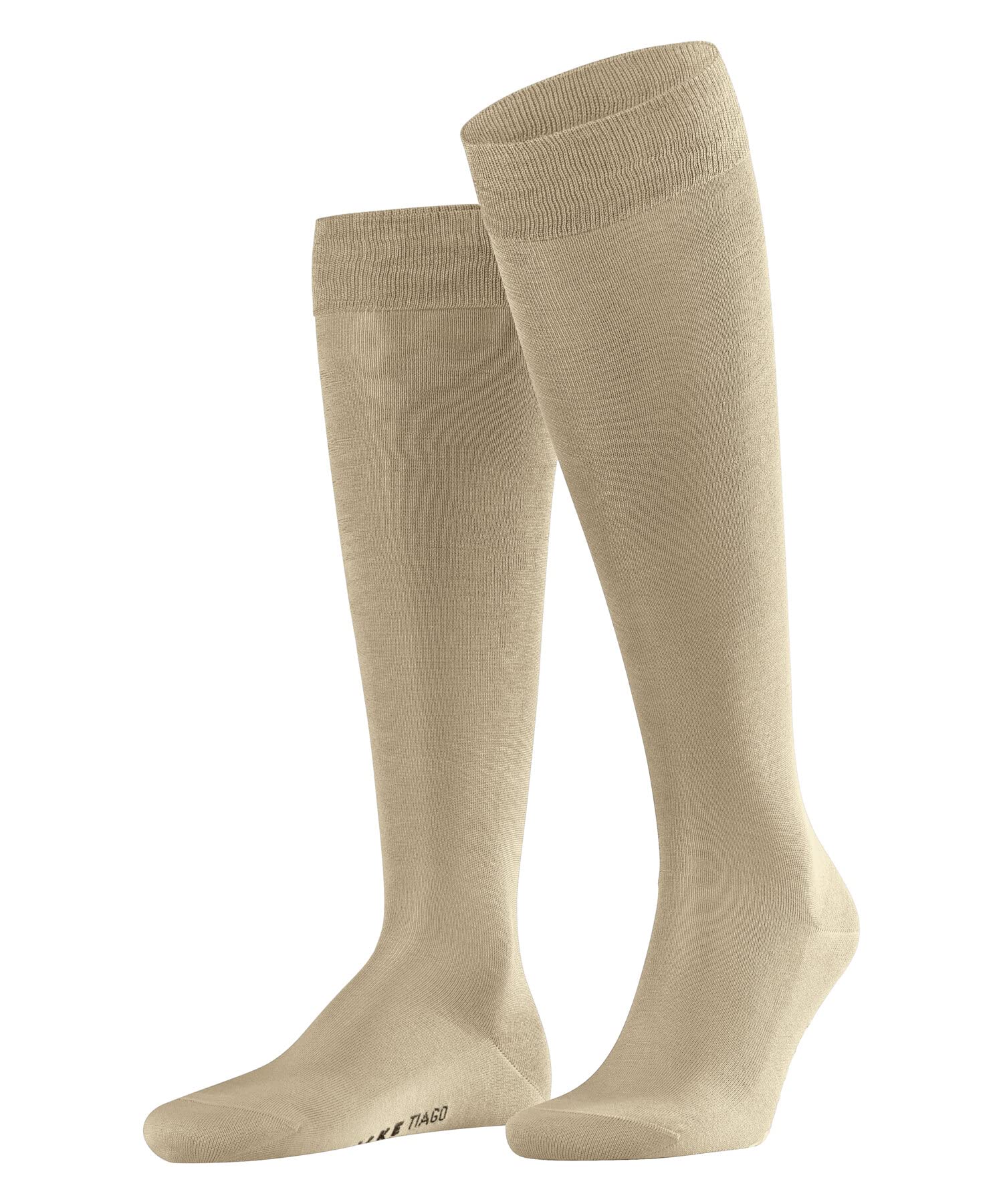 FALKE Men's Tiago Cotton Knee High Dress Socks, 1 Pair
