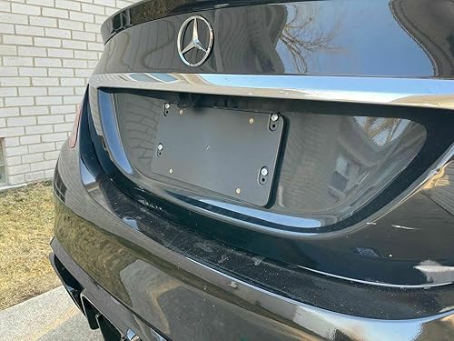 Miniatura 9 de Juego de soporte de plástico para parachoques trasero para Mercedes-Benz 2007-2025, juego de soporte con tornillos, adaptador de reubicador, kit de