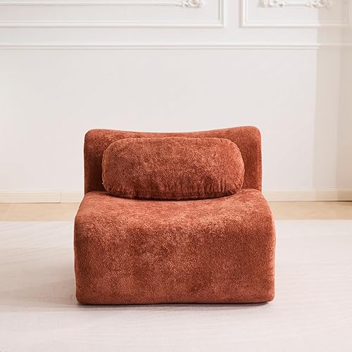 Miniatura 77 de Juego de sofás modulares sin hueso de 79.6 pulgadas para sala de estar, sofá modular en una caja, sofá moderno de espuma viscoelástica, sofás