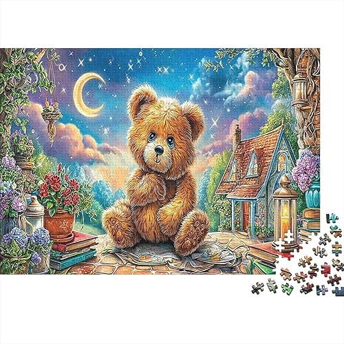Puzzle 1000 pièces Traversée de l’Ours, Carton recyclé Premium, Ours
