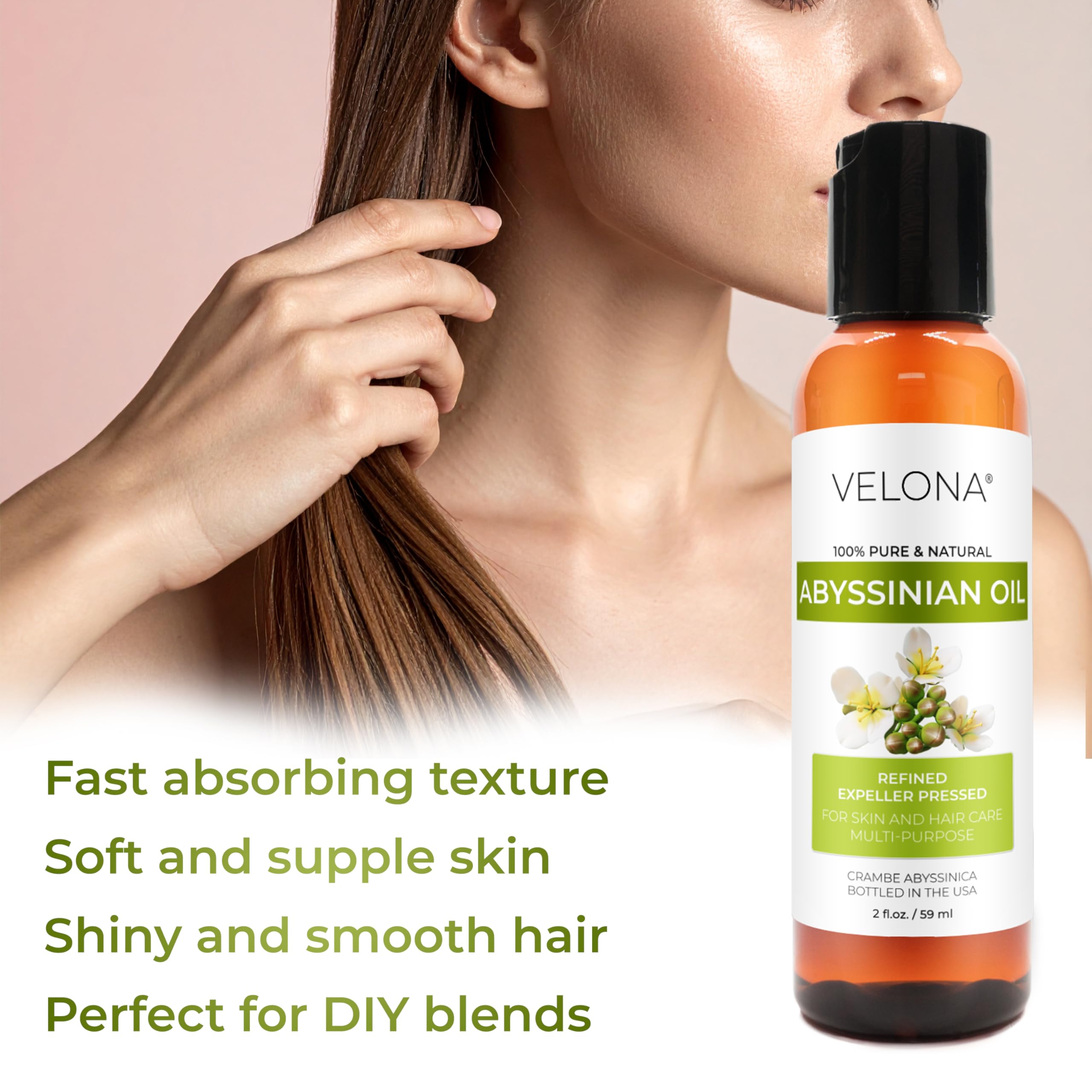 velona Abyssinian Oil 2 Fl Oz | 100% Pure and Natural Carrier Oil | Hair Body Care | Use Today - Enjoy Results product thumbnail 7