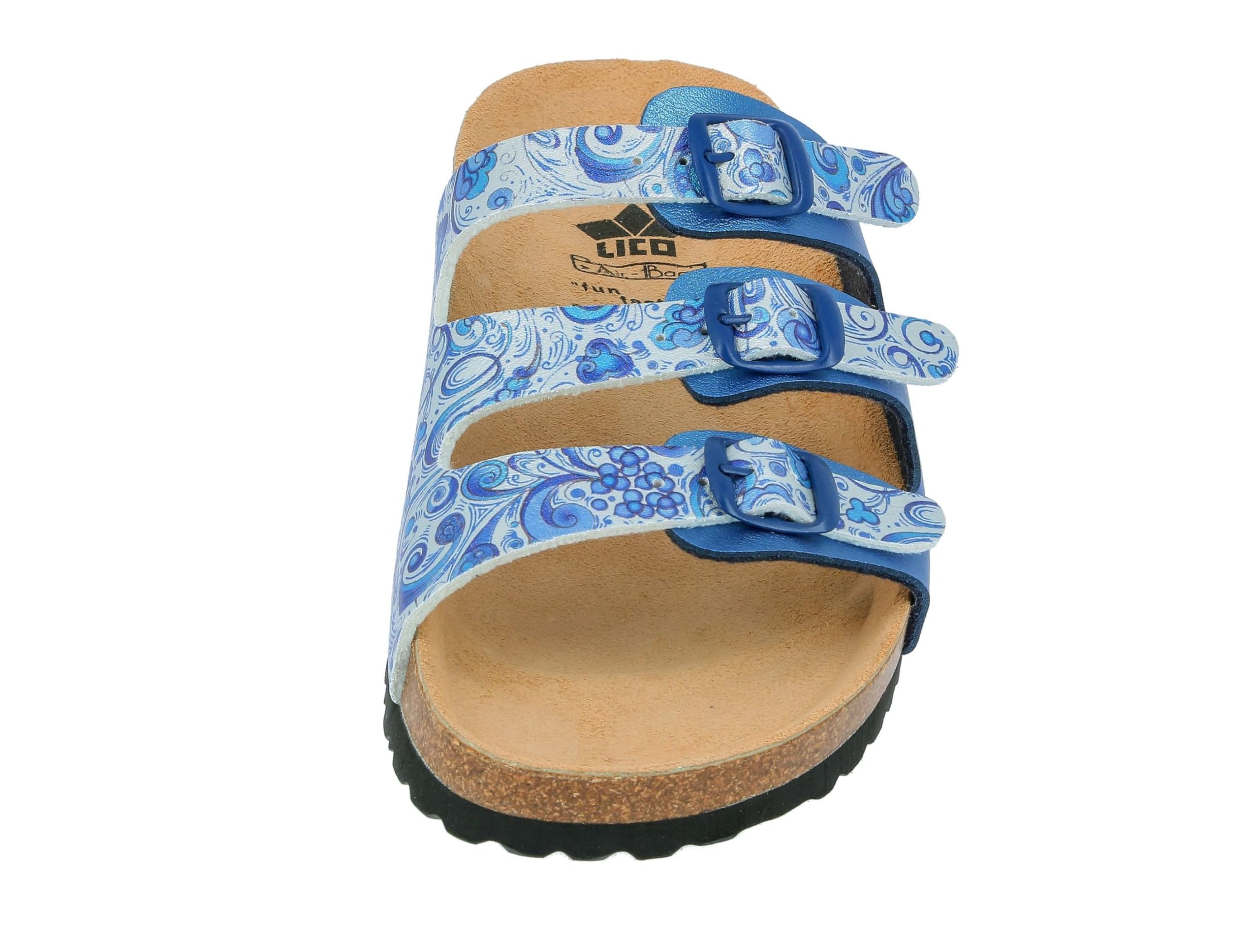 Lico Damen Bioline Flower Pantoletten