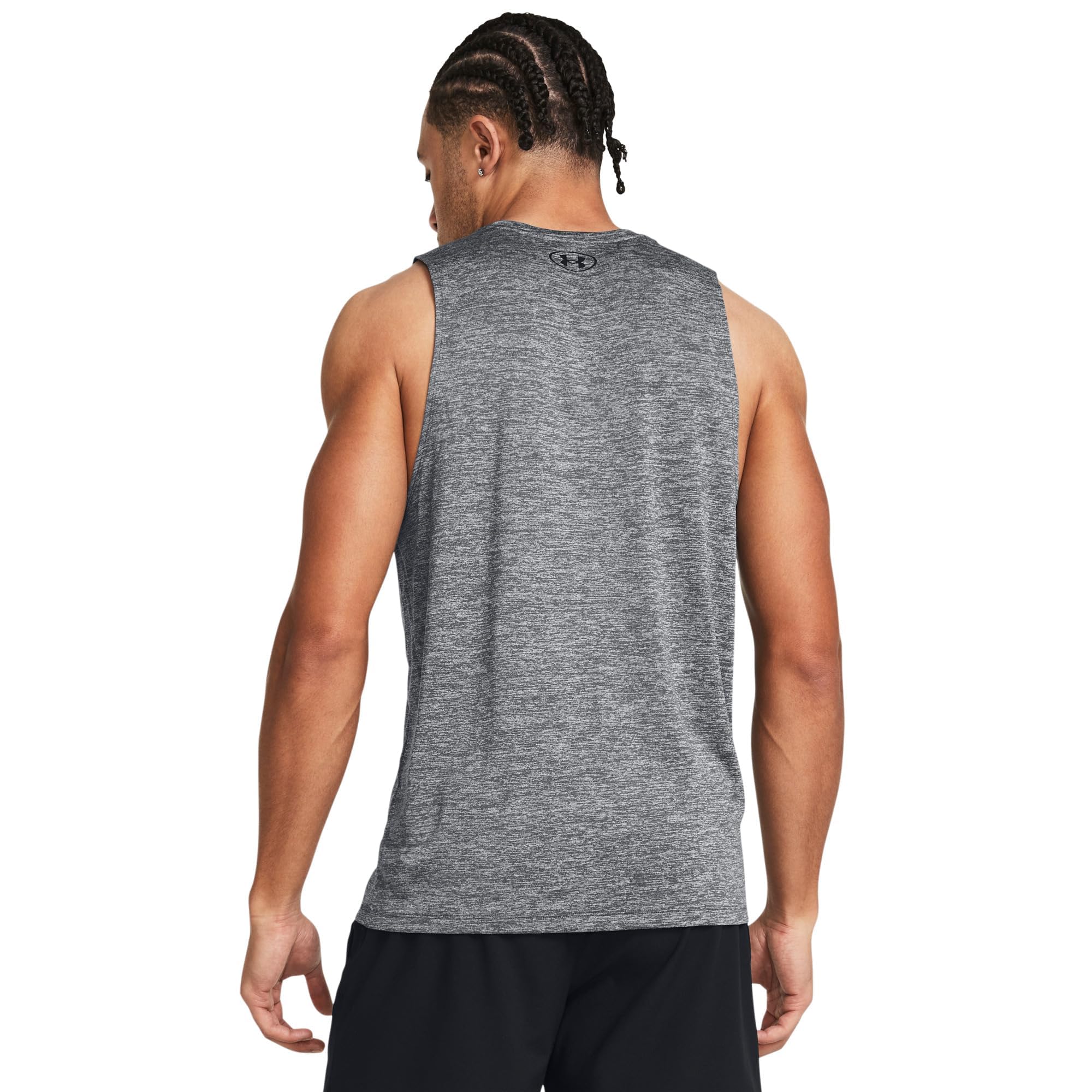 Under Armour Men's Tech Tank Top, (025) Castlerock / / Black, XX-Large Tall
