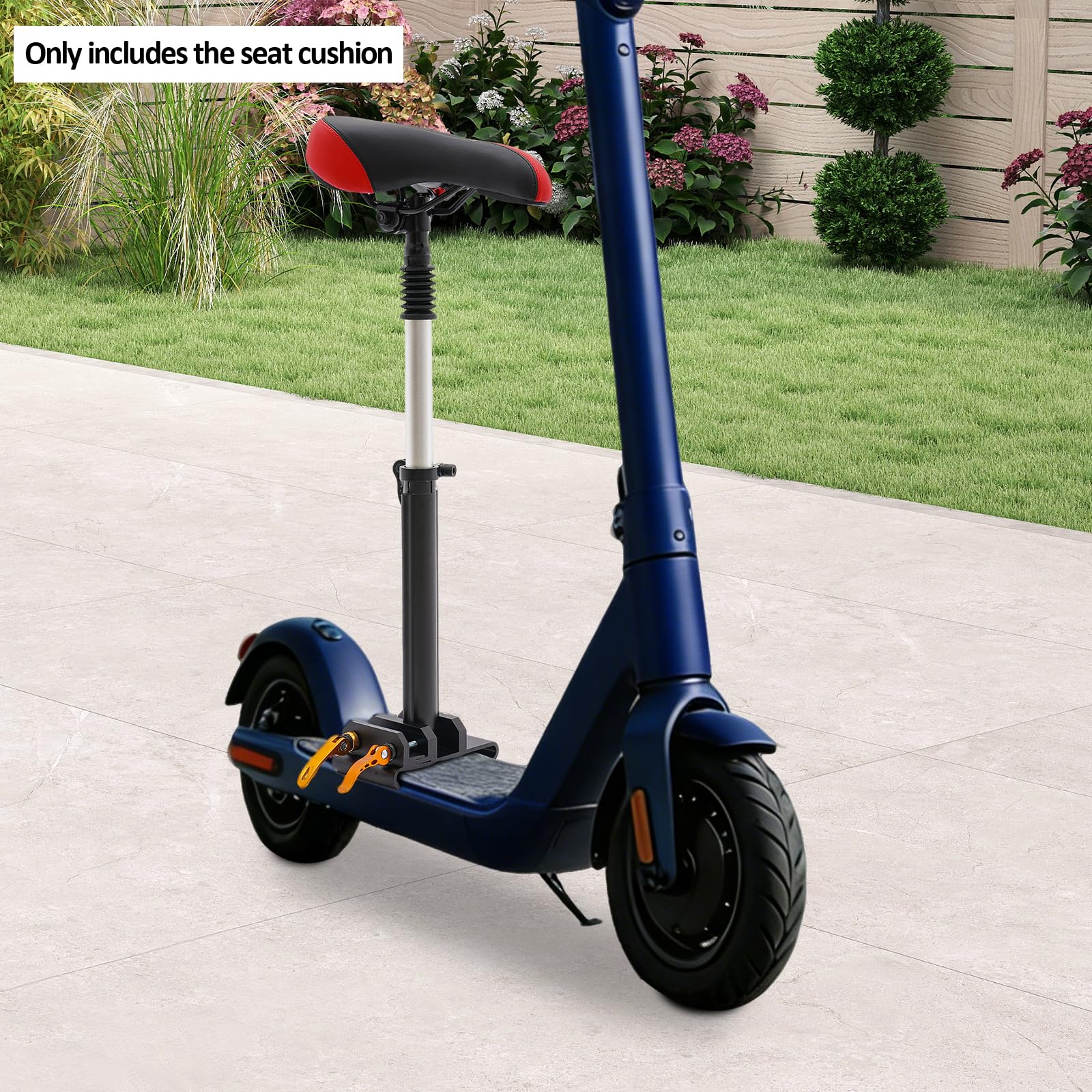 Siège de scooter électrique en polyuréthane - Accessoire pour scooter électrique - Hauteur réglable de 40 à 60 cm - Amortisseur - Doux et respirant - Chaise de rechange pour vélo électrique