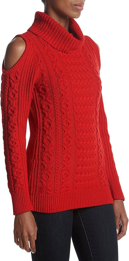 red wool sweater women's