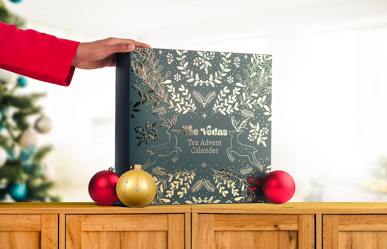 The Vedas Tea Advent Calendar Gift Set 2025 | 24 Unique Flavours | Advent Calendar For Adults | Top christmas gifts for men/women | Tea Gift Sets