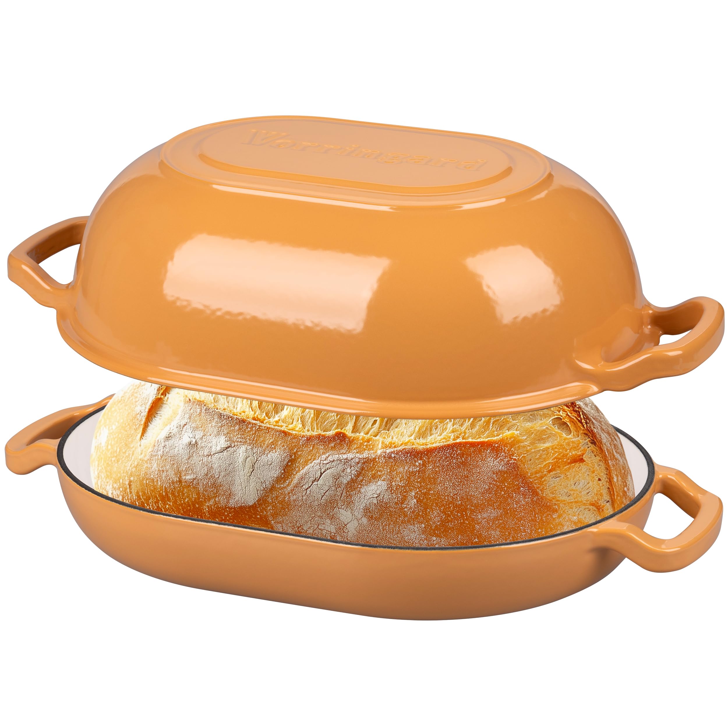 VORRINGARD Enameled Cast Iron Sourdough Bread Oven — 7QT