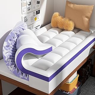 Dual Full XL Memory Foam Pillow Top
